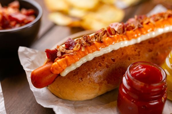 Hot dog Cheddar Bacon da Doggies, em Jardim da Penha, Vitória