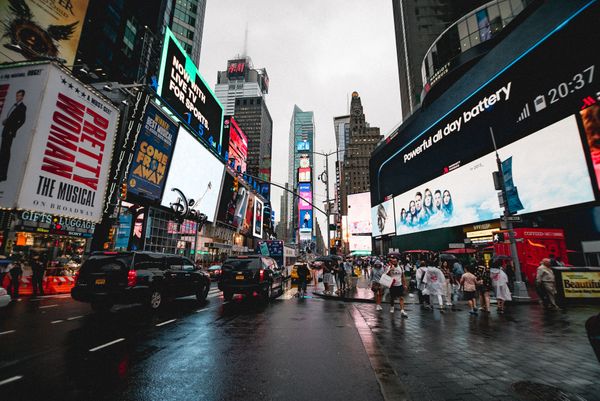 Times Square, em Nova York (EUA)
