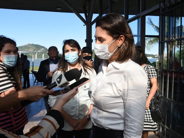 A primeira-dama, Michelle Bolsonaro, em Vitória  por Carlos  Alberto Silva    