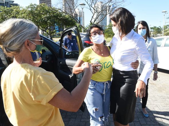 A primeira-dama, Michelle Bolsonaro, em Vitória  por Carlos  Alberto Silva    