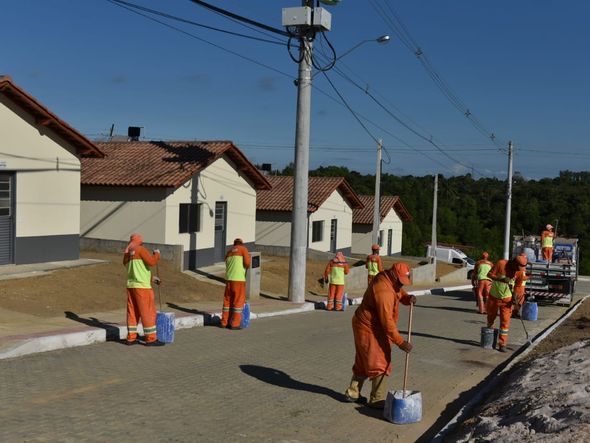 Preparativos para a chegada do Presidente Jair Bolsonaro em São Mateus por Fernando Madeira 