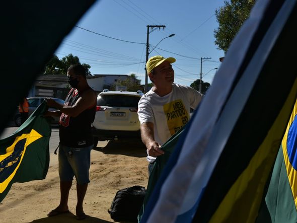 Preparativos para a chegada do Presidente Jair Bolsonaro em São Mateus por Fernando Madeira 