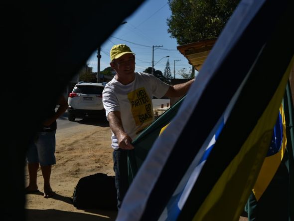 Preparativos para a chegada do Presidente Jair Bolsonaro em São Mateus por Fernando Madeira 