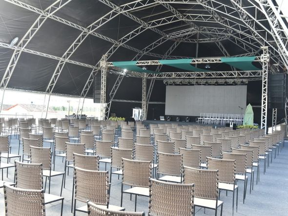 Preparativos para a chegada do Presidente Jair Bolsonaro em São Mateus por Fernando Madeira 