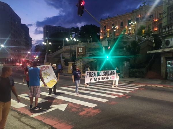 Atos contra o presidente Jair Bolsonaro em Vitória  por Leitor de A Gazeta