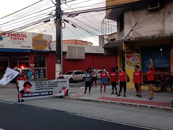 Atos contra o presidente Jair Bolsonaro em Vitória  por Leitor de A Gazeta
