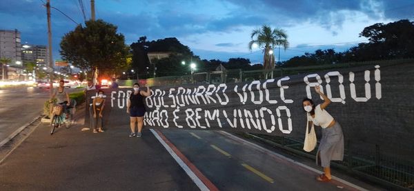 Atos contra o presidente Jair Bolsonaro em Vitória 