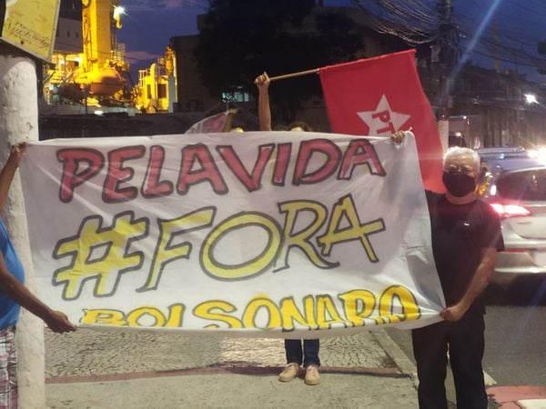 Atos contra o presidente Jair Bolsonaro em Vitória  por Leitor de A Gazeta