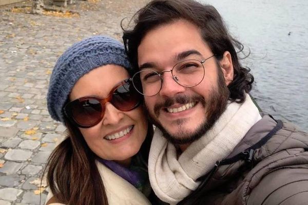 Fátima Bernardes e Túlio Gadelha em Paris