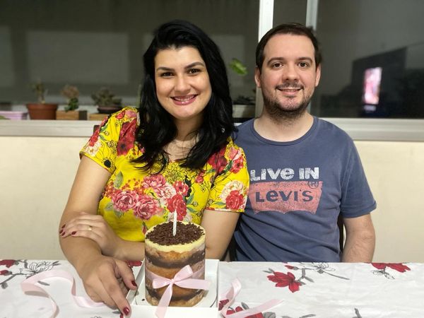 Rayza Fontes e Lucas Donateli - casal contraiu a Covid-19 no início da pandemia