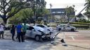 Duas pessoas são atropeladas em acidente na Beira-Mar em Vitória(Vitor Jubini)