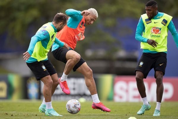 A seleção brasileira treina na Granja Comary