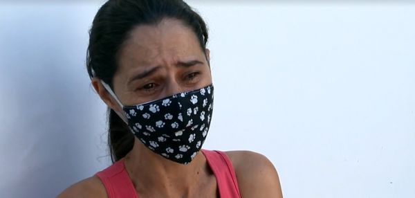 Angela de Souza, esposa de motorista de ônibus morto em acidente na Serra