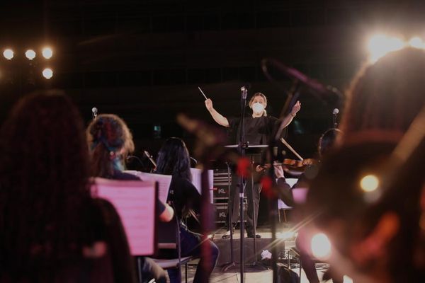 Apresentação da Orquestra de Mulheres do Espírito Santo (ES) no Centro Cultural Sesc Glória