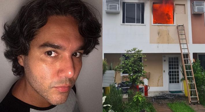 Ator perdeu todos os pertences e nomes como Junno Andrade, Pérola Faria e Juliano Laham divulgaram vaquinha virtual para ajudar artista