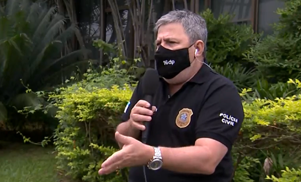 O delegado André Landeira, do 16º Distrito Policial de Cariacica