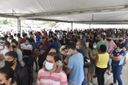 Cariacica realiza mutirão de vacinação contra a Covid-19 no Estádio Kleber Andrade(Ricardo Medeiros)