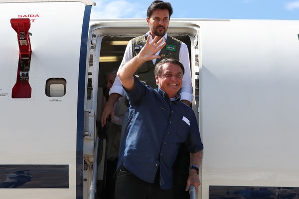 O presidente Bolsonaro em visita ao Rio Grande do Norte