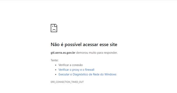 Site Da Prefeitura Da Serra Cai Uma Hora Antes De Agendamento De Vacina A Gazeta