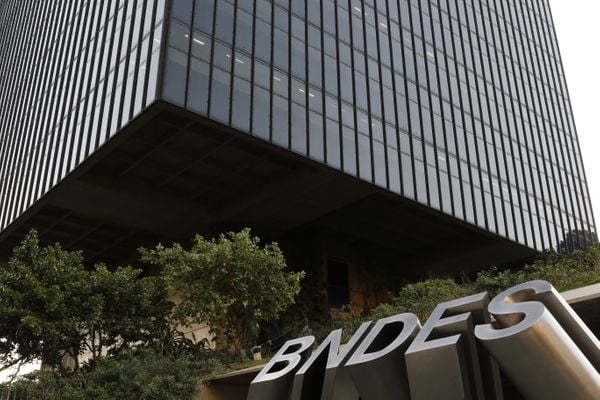 Edifício sede do BNDES, Banco Nacional de Desenvolvimento Econômico e Social, no Centro do Rio.