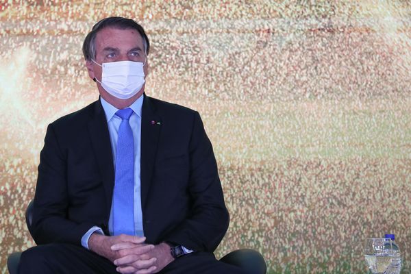 Jair Bolsonaro durante o lançamento do Plano Safra do Banco do Brasil 2021/2022.