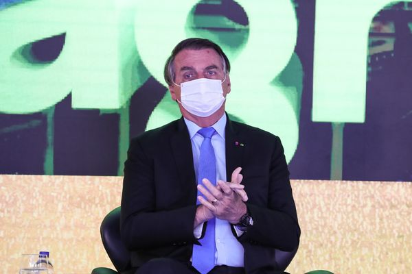 Jair Bolsonaro no lançamento do Plano Safra