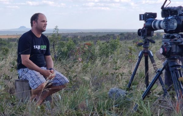 Almir Poltronieri fez o voo mais longo da vida no Jalapão (TO) e quase que ele não participou da expedição