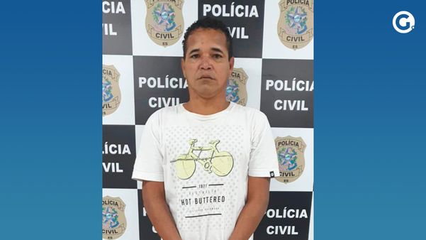 Jocimar Delfino da Victoria, de 38 anos, foi preso acusado de matar um idoso a pauladas em Central Carapina, na Serra
