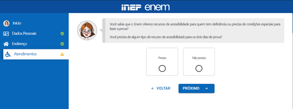 Inscrição Enem 2021