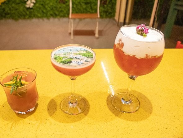 Alguns drinques da carta por Taynna Camargo