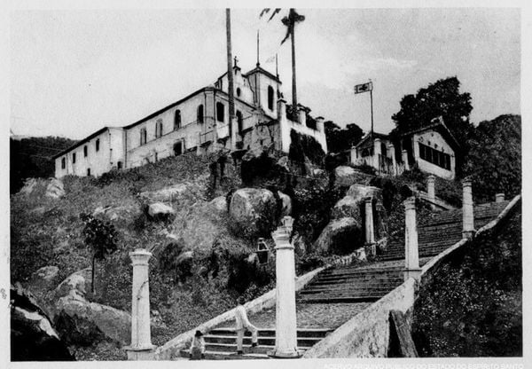 Escadaria da Igreja Nossa Senhora do Rosário, em Vitória