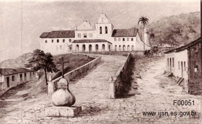 Ilustração do Convento de São Francisco no século XIX