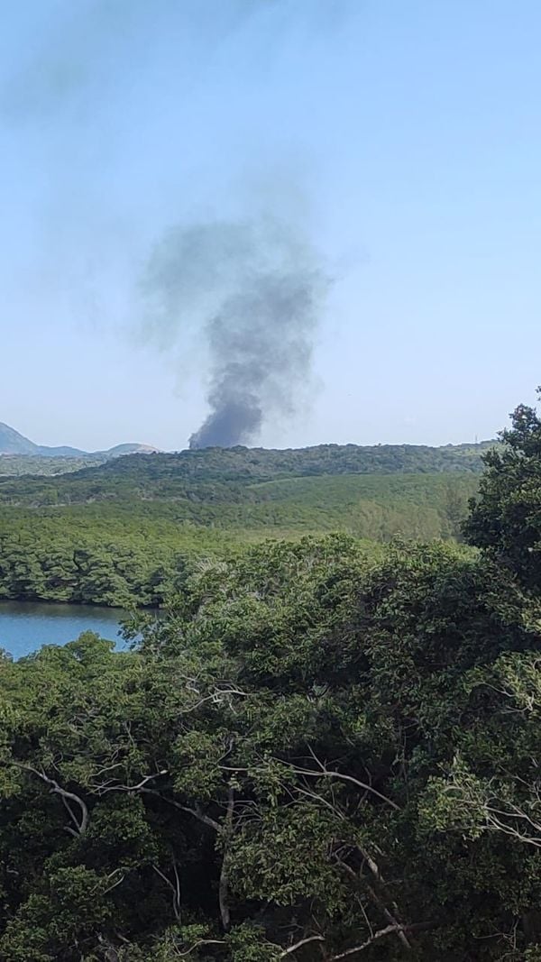 Avião de pequeno porte cai em Guarapari por Leitor de A Gazeta