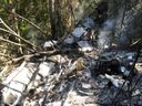 Destroços de avião de pequeno porte que caiu em Guarapari (Aurélio de Freitas)