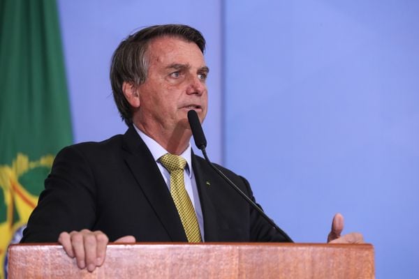 (BrasÃ­lia-DF, 29/06/2021) Palavras do Presidente da RepÃºblica, Jair Bolsonaro. Foto: Isac NÃ³brega/PR