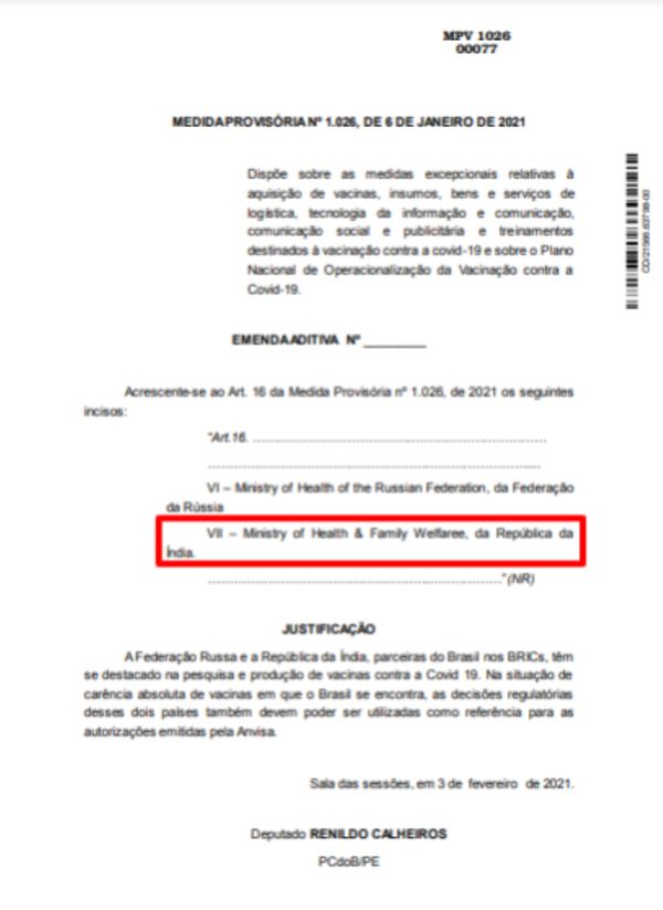 Passando a Limpo: Não há provas que Renan Calheiros soubesse de irregularidades na compra da Covaxin