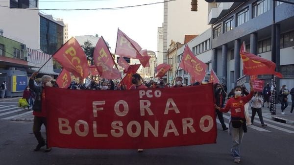PCO em protesto contra Bolsonaro