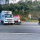 Imagem - Motociclista fica ferido após acidente com caminhão na BR 262