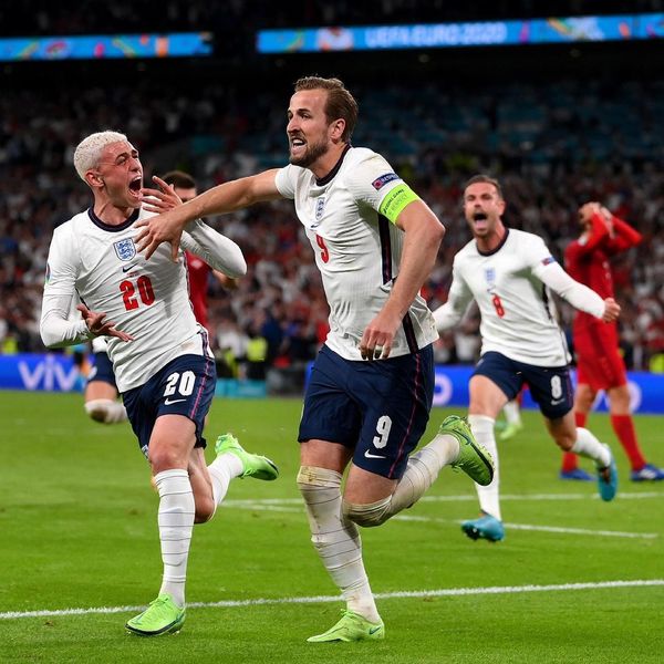 Harry Kane marcou o gol salvador para colocar a Inglaterra na final da Eurocopa