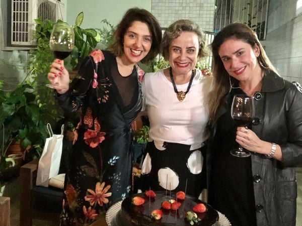 Mariana Perini, Marli Leite e Maria Izabel Braga Ferlin