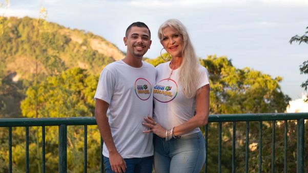 Wilk Anderson e Bianca Biancardi são presidente e vice-presidente, respectivamente, do movimento Gays de Direita Brasil
