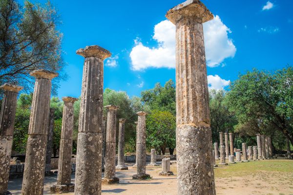 Templo de Zeus, em Olympia, berço dos Jogos Olímpicos