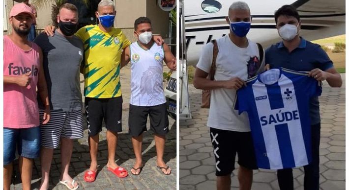 Atacante da seleção brasileira ajuda a promover o SUS e o futebol capixaba em Nova Venécia