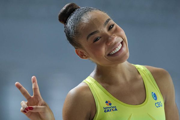 A ginasta capixaba Geovanna Santos