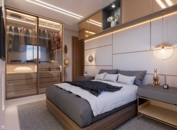 Unidades têm seis opções de plantas diferenciadas. por Construtora Araguaia/Divulgação