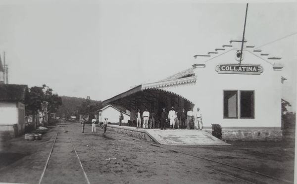 Primeira Estação Ferroviária inaugurada em 1906  por Acervo IPHAN ES 