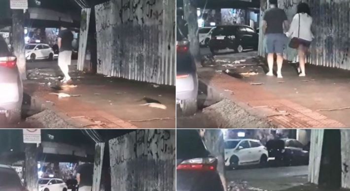 Imagens feitas na noite desta terça-feira (13) mostram a região infestada por roedores, bem próximo ao local que concentra boa parte dos bares. Prefeitura afirma que já notificou 12 vezes o dono do imóvel de onde saem os ratos