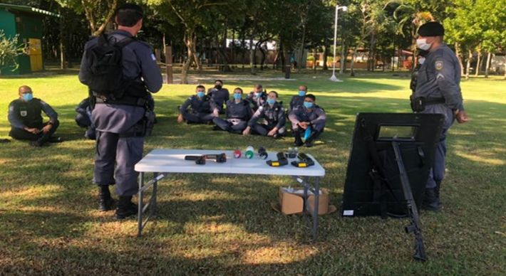 A Polícia Militar informou que o treinamento foi realizado no Parque Botânico da Vale nesta quarta-feira (14); barulhos chamaram a atenção dos moradores