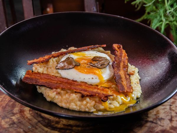 Risoto carbonara trufado  por Marcelle Louback