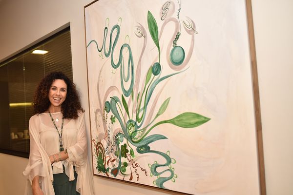 Samira Pavesi, artista plástica capixaba
